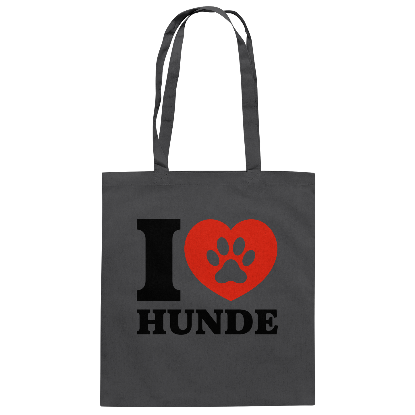Premium Pfotenpoesie Tasche Ich Liebe Hunde