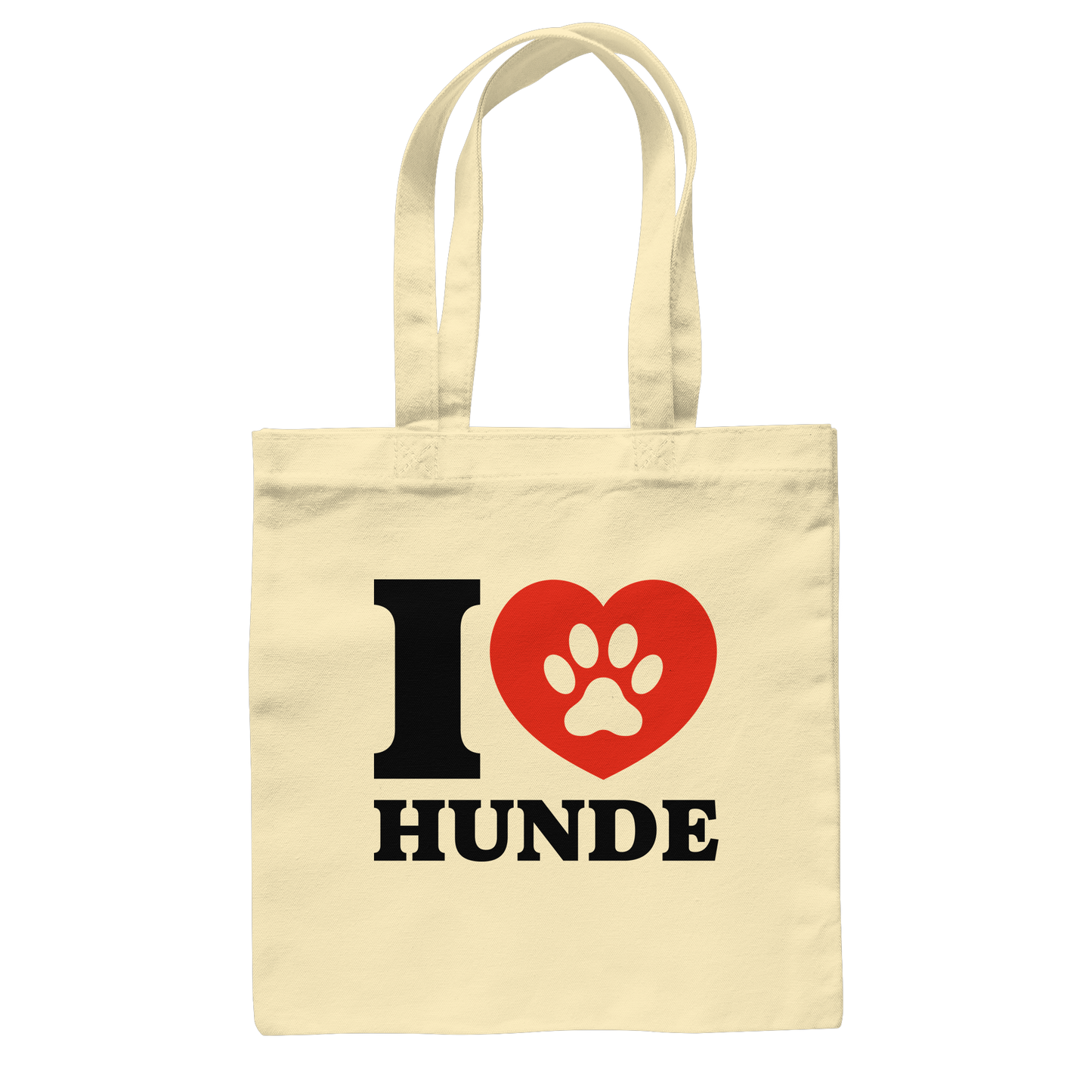 Premium Pfotenpoesie Tasche Ich Liebe Hunde
