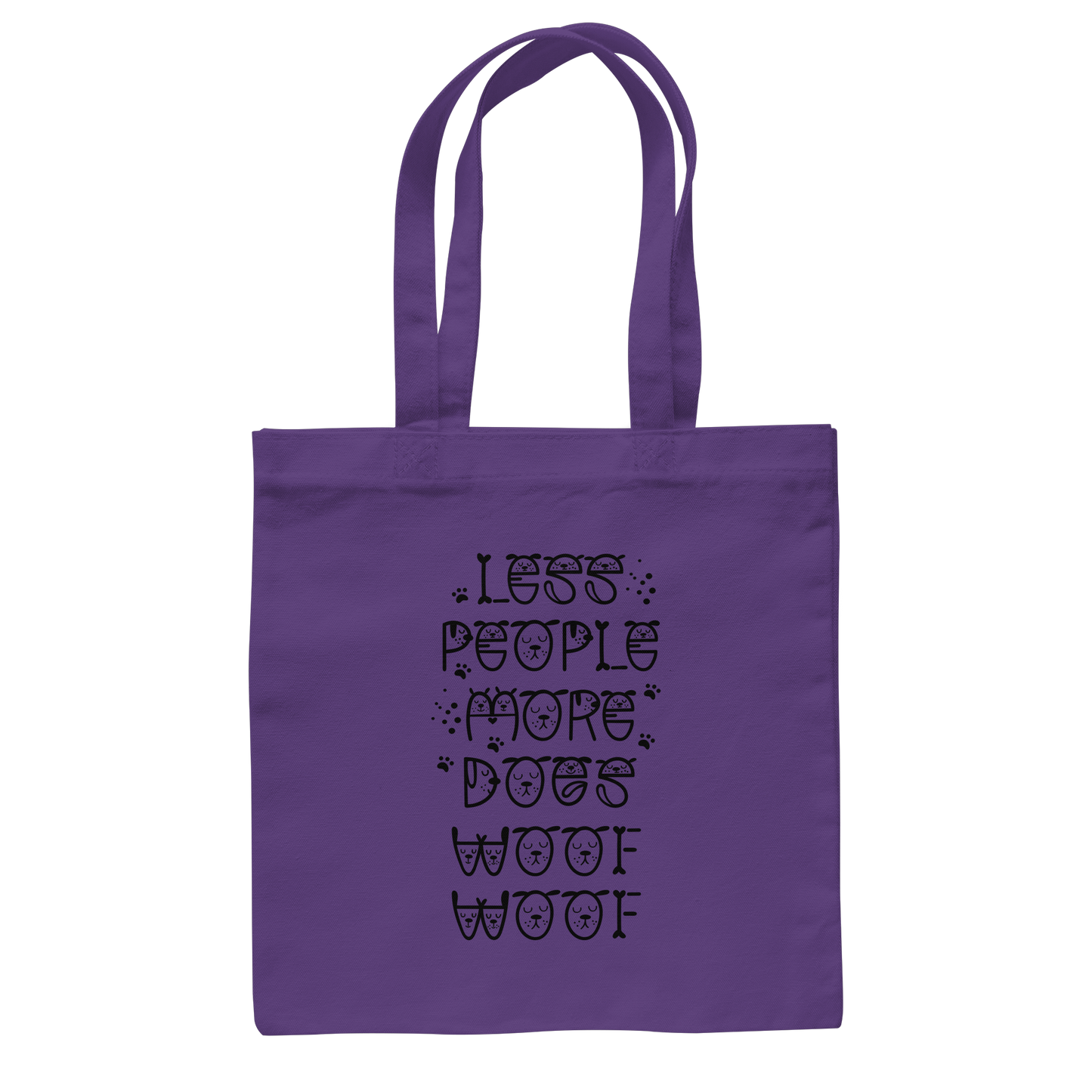 Premium Pfotenpoesie Tasche Less people