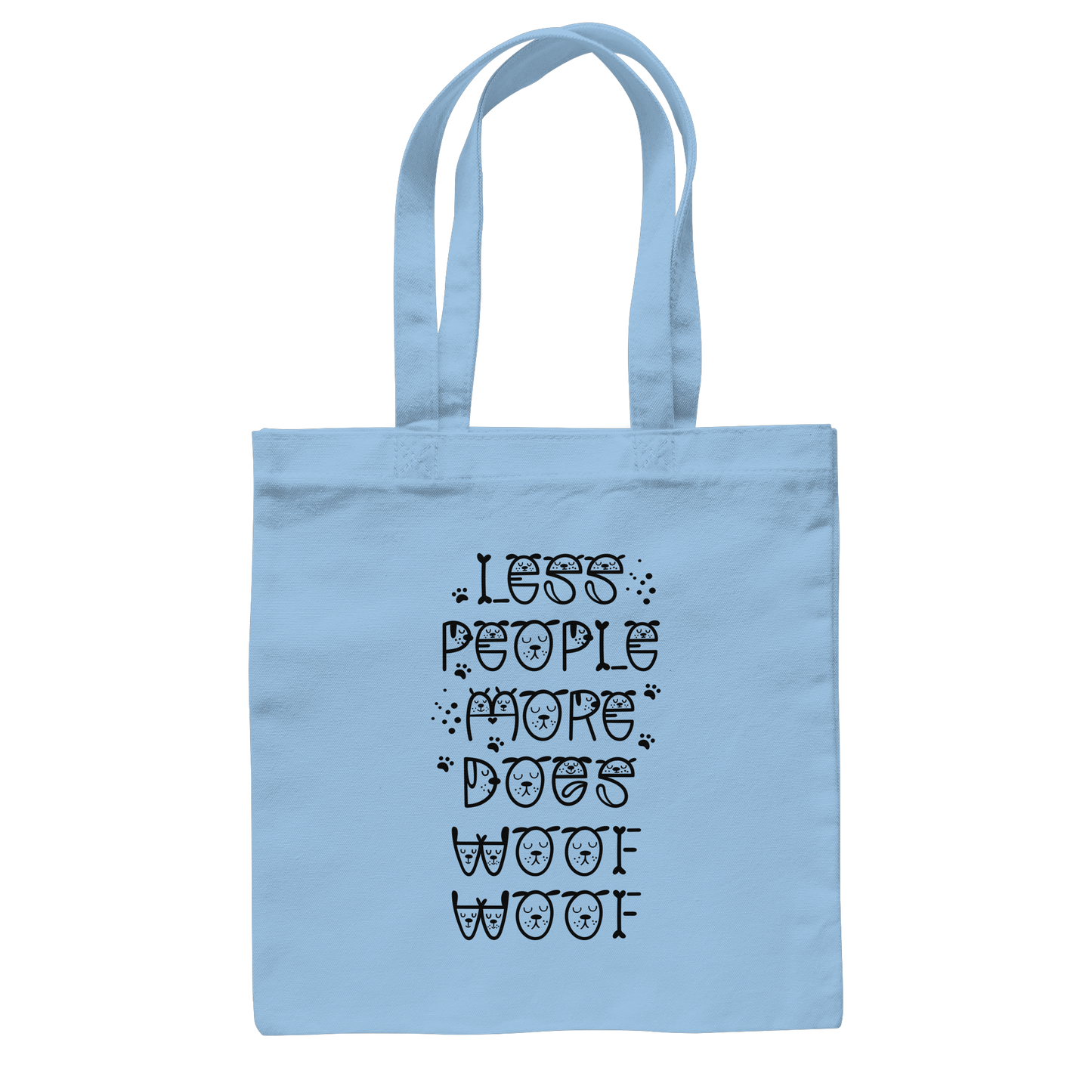 Premium Pfotenpoesie Tasche Less people