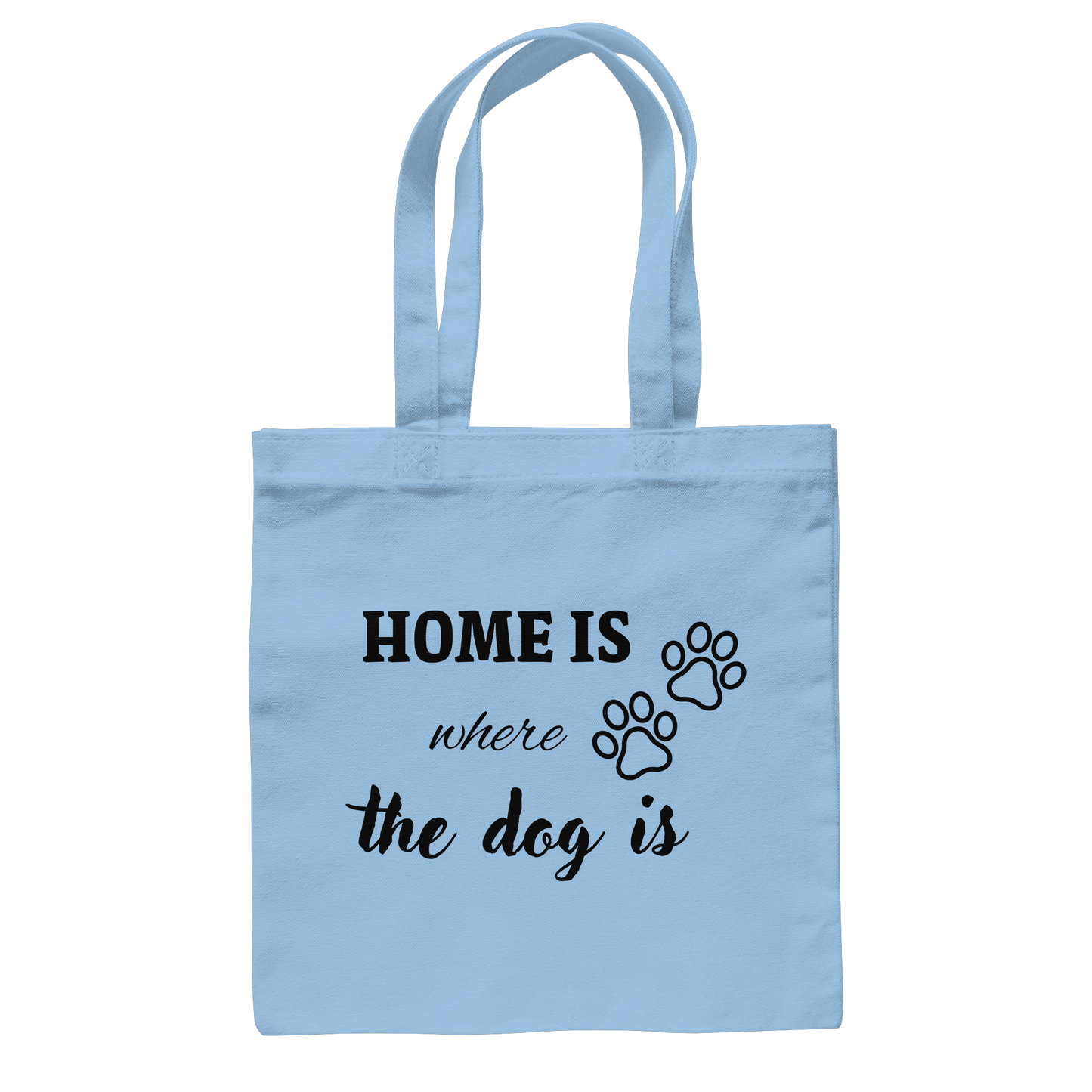 Premium Pfotenpoesie Tasche Home is where the dog is
