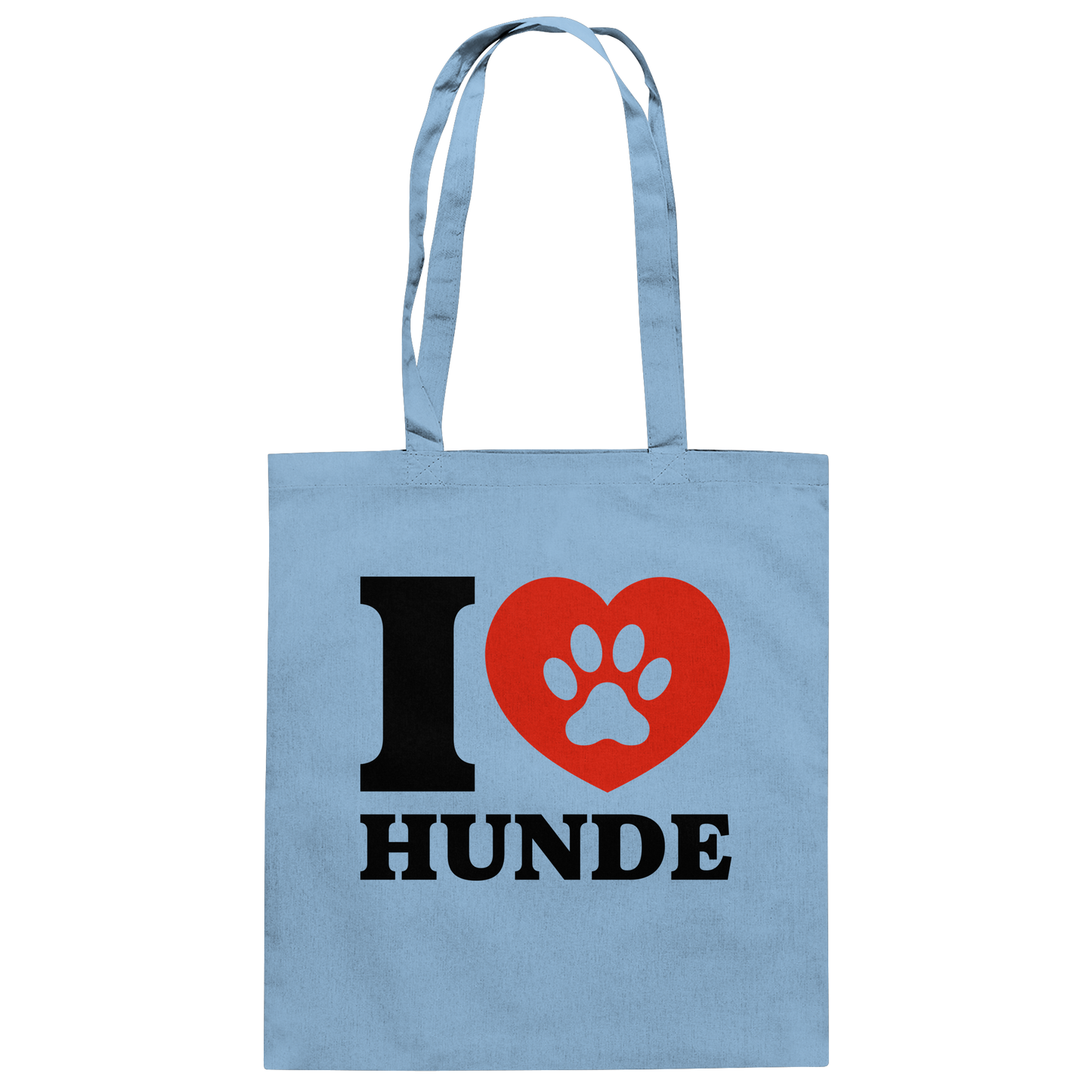 Premium Pfotenpoesie Tasche Ich Liebe Hunde