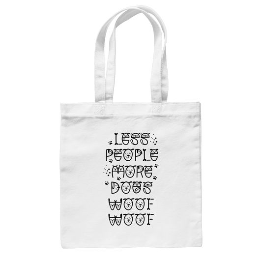 Premium Pfotenpoesie Tasche Less people