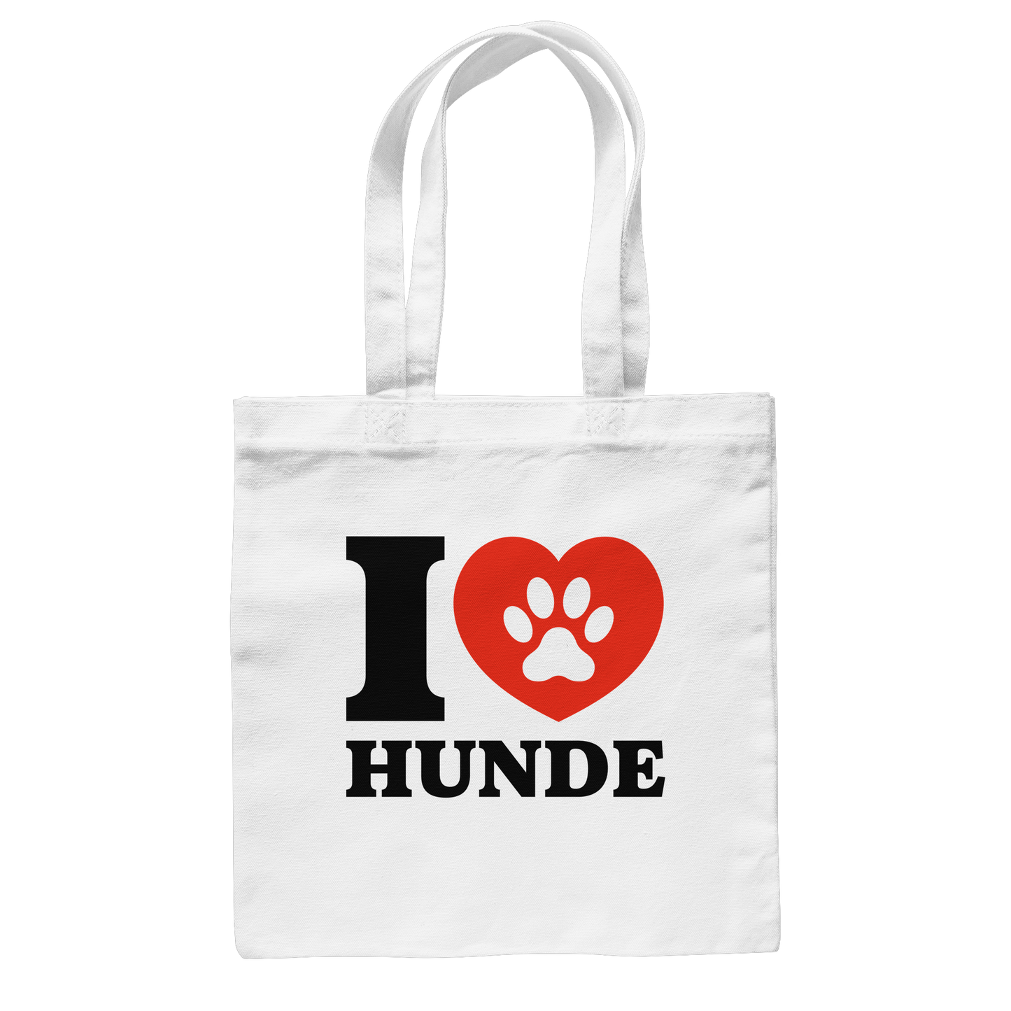 Premium Pfotenpoesie Tasche Ich Liebe Hunde