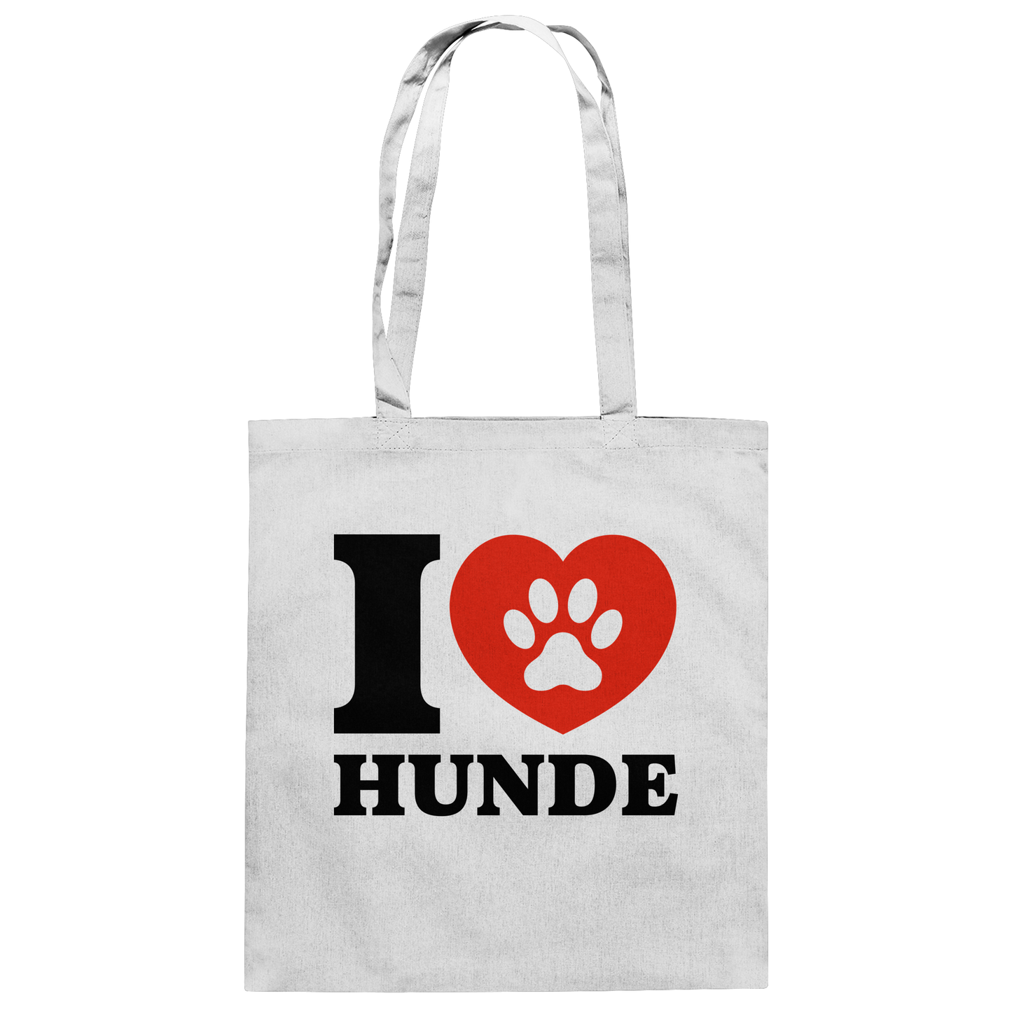 Premium Pfotenpoesie Tasche Ich Liebe Hunde