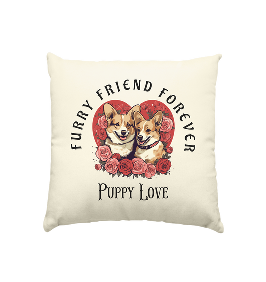 Premium Pfotenpoesie Kissen Puppy Love