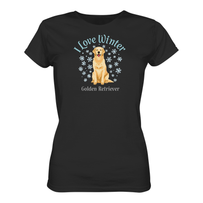 ILove Winter Premium Damen Shirt Pfotenpoesie