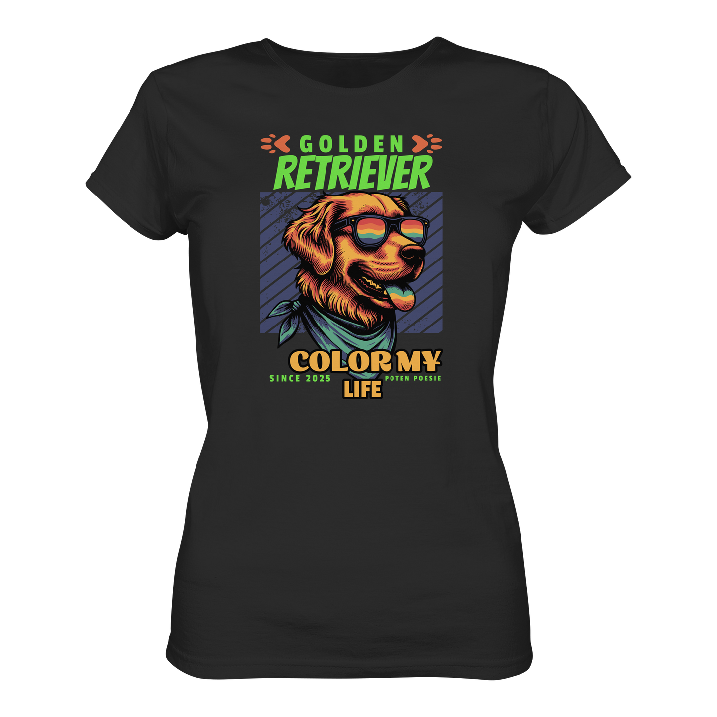 Premium Pfotenpoesie Shirt Golden Retriever