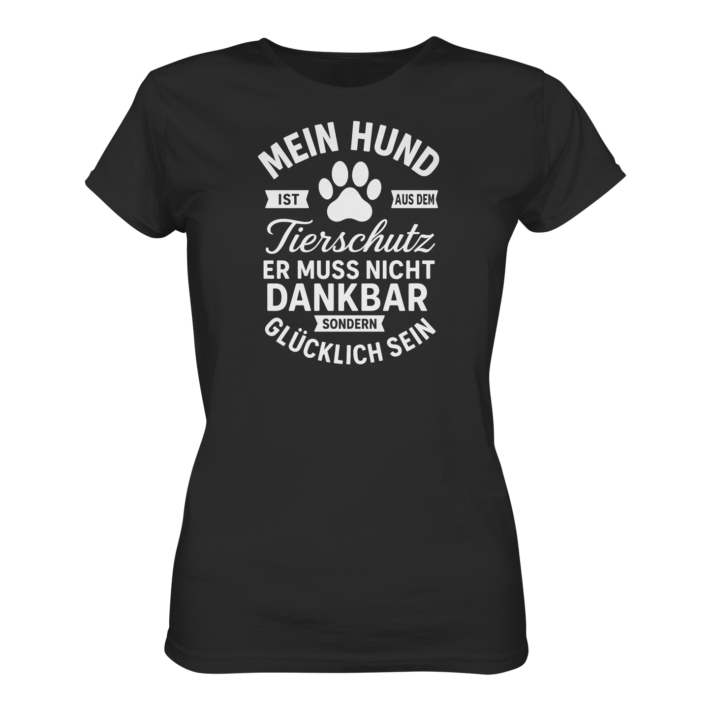 Premium Pfotenpoesie Shirt Tierschutz