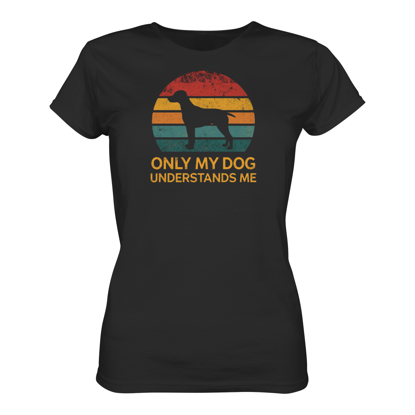 Premium Pfotenpoesie Shirt Only My Dog Understands Me