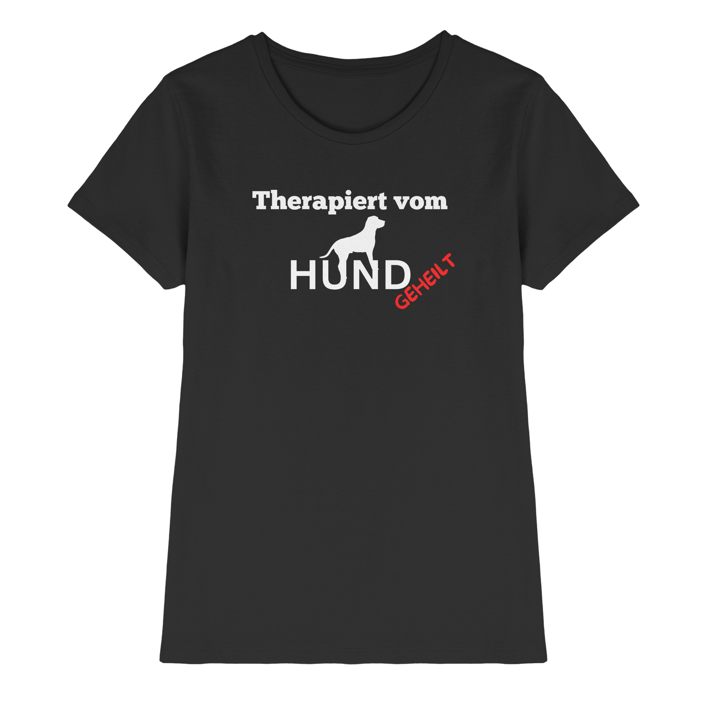 Premium Pfotenpoesie  Shirt Therapiert vom Hund