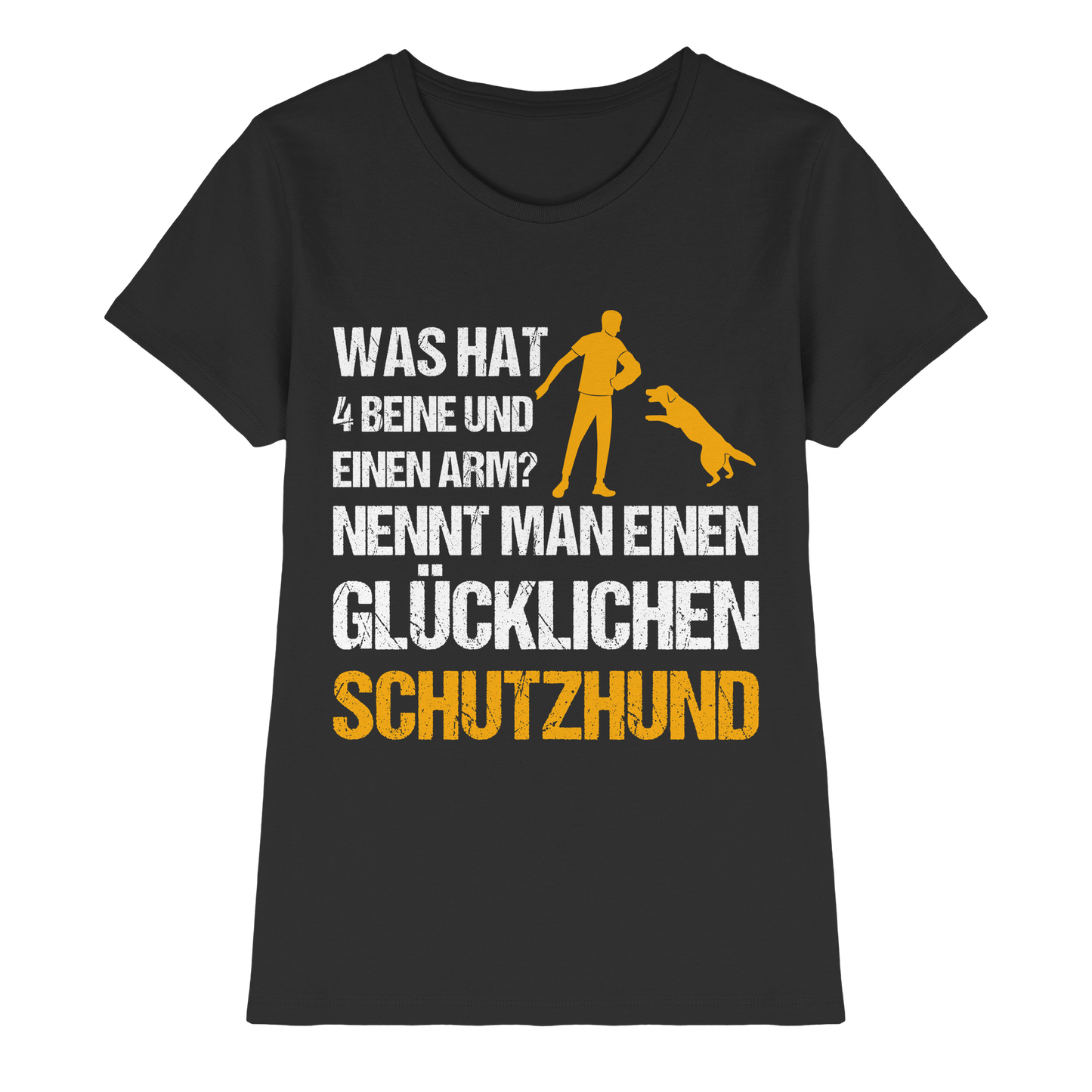 Premium Pfotenpoesie Shirt Nennt Man Schutzhund