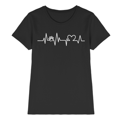 Herzschlag Premium Damen Shirt