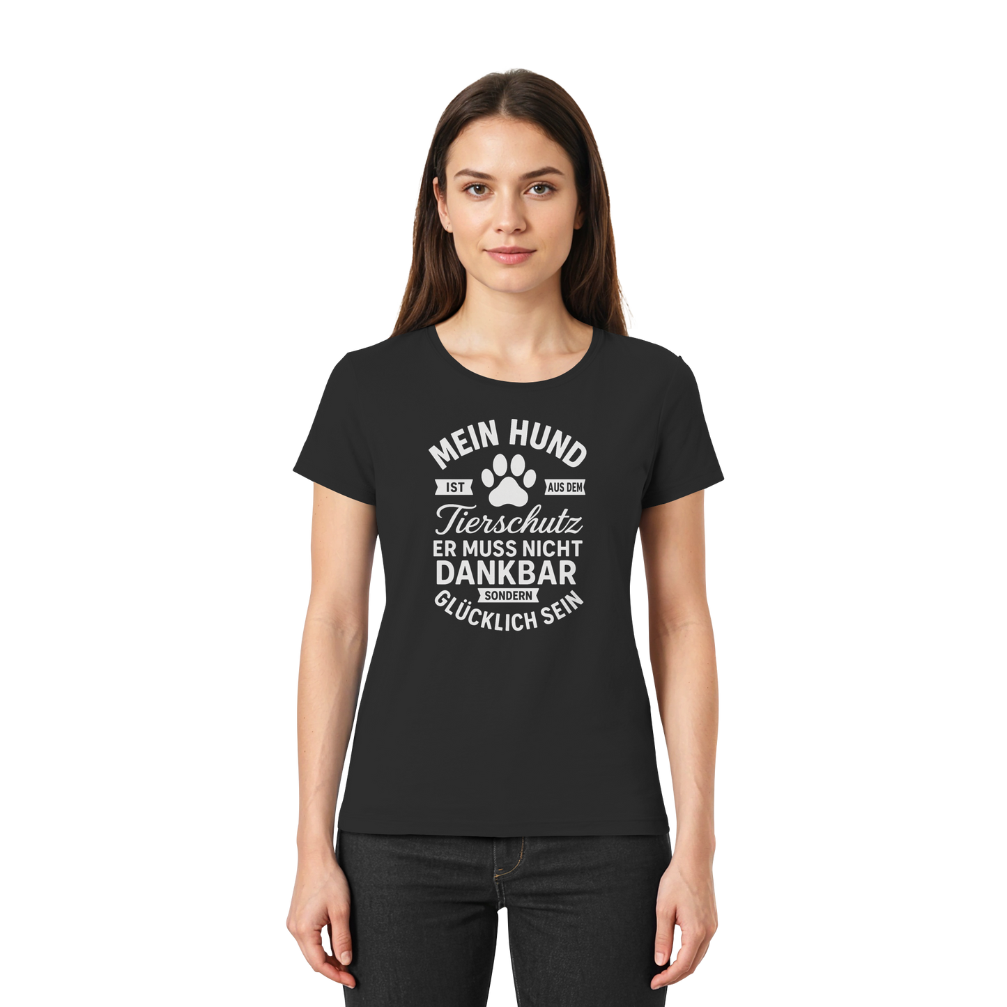 Premium Pfotenpoesie Shirt Tierschutz