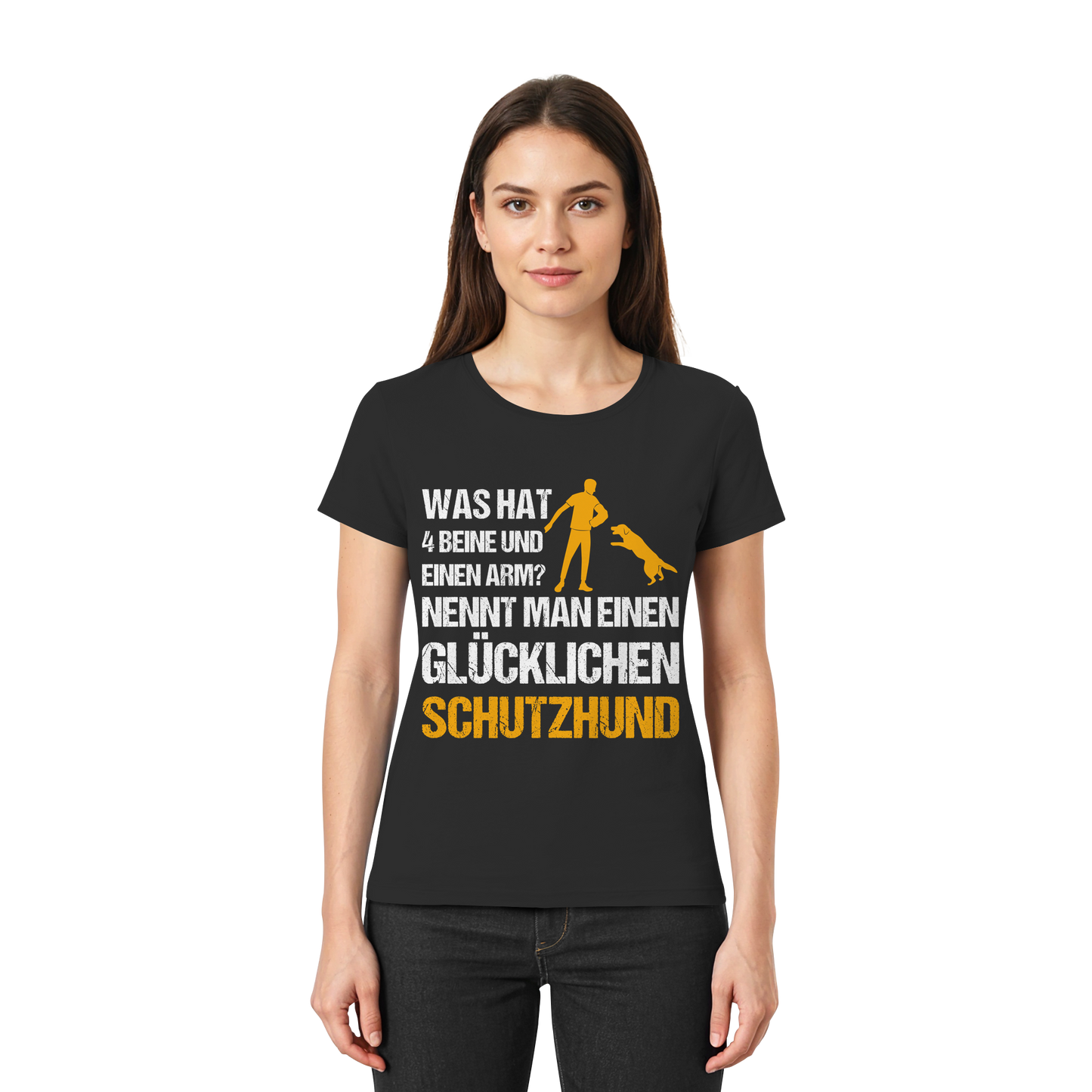 Premium Pfotenpoesie Shirt Nennt Man Schutzhund