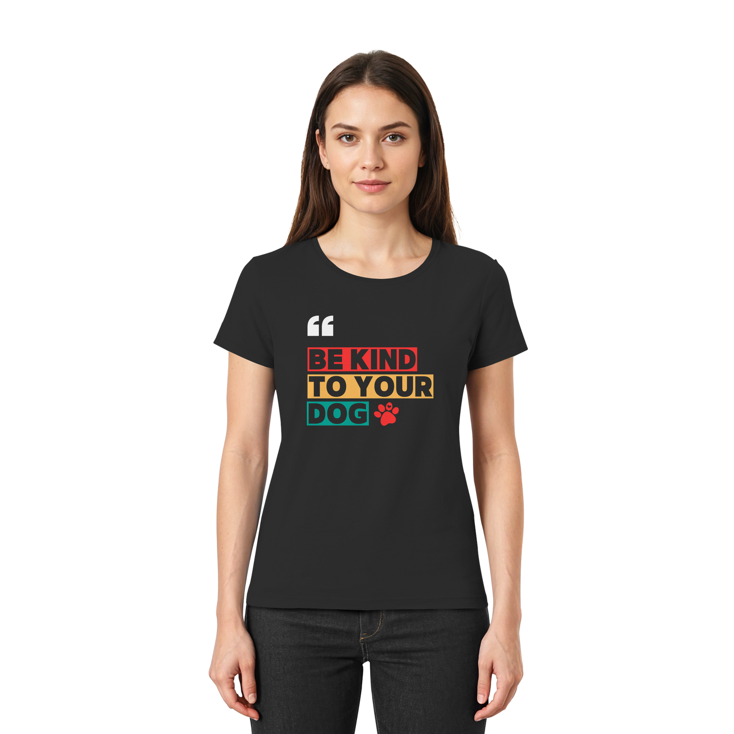 Premium Pfotenpoesie Shirt BE KIND TO YOUR DOG