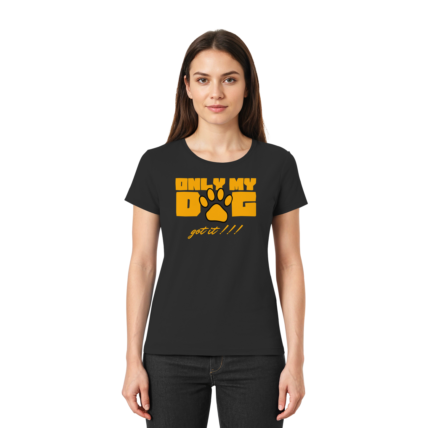 Premium Pfotenpoesie Shirt Only my dog