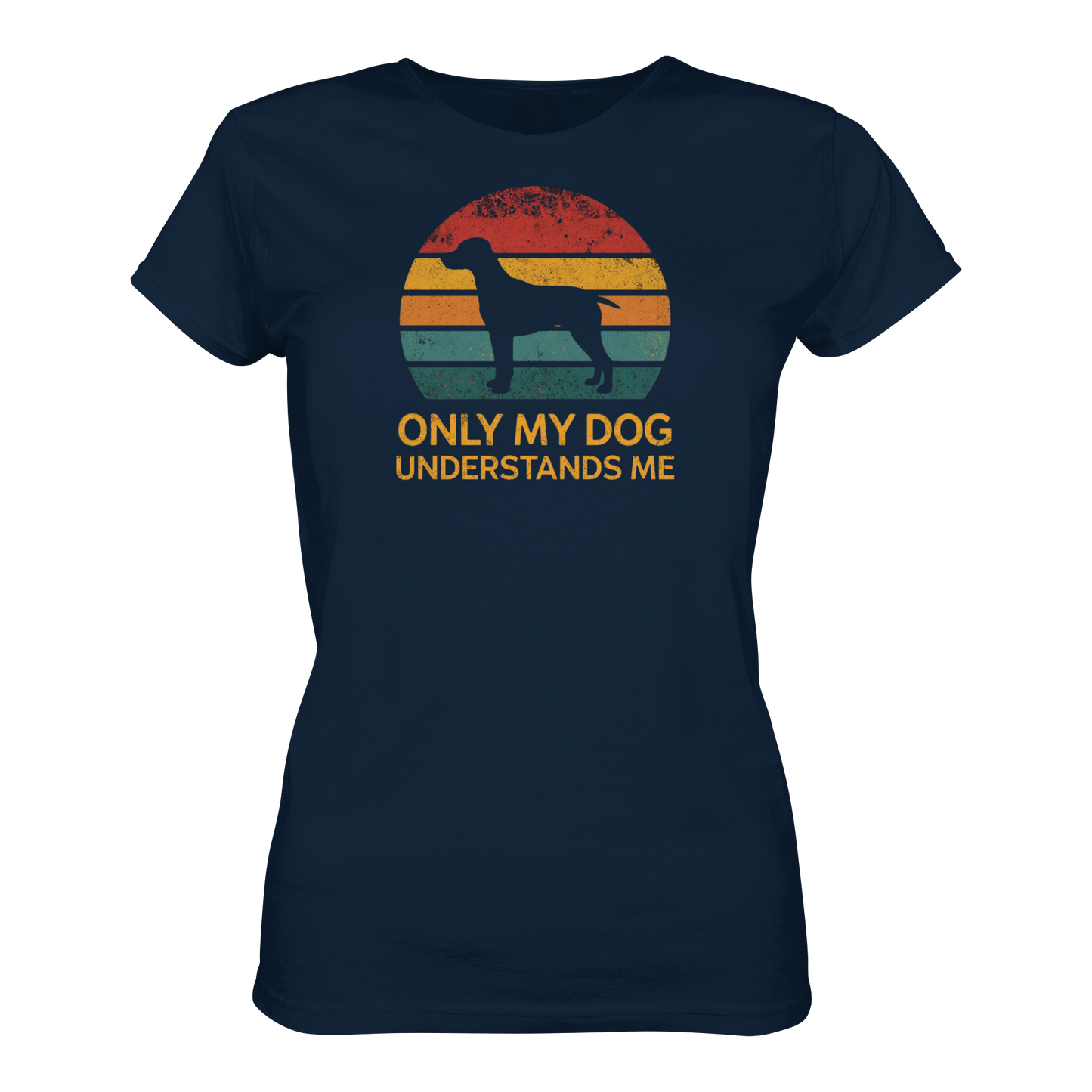 Premium Pfotenpoesie Shirt Only My Dog Understands Me