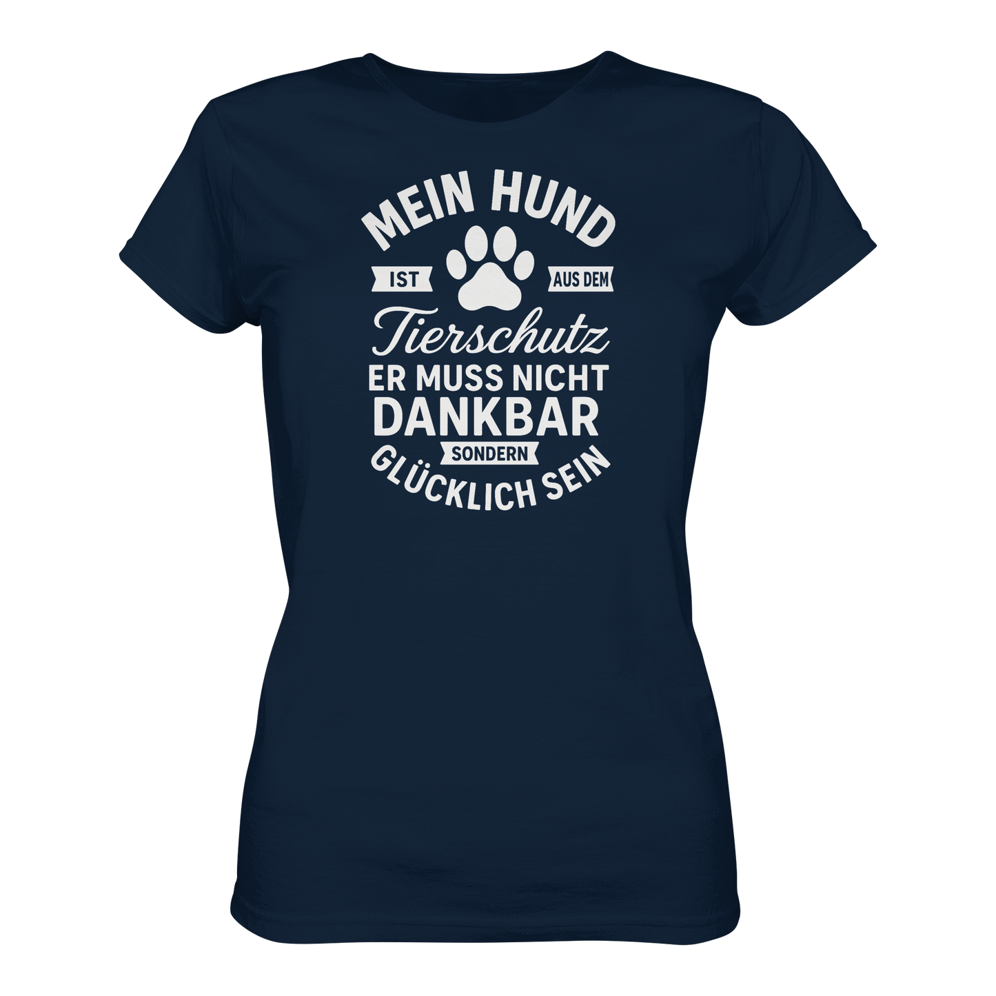 Premium Pfotenpoesie Shirt Tierschutz