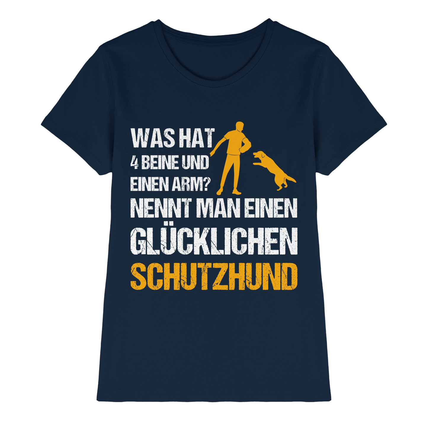 Premium Pfotenpoesie Shirt Nennt Man Schutzhund