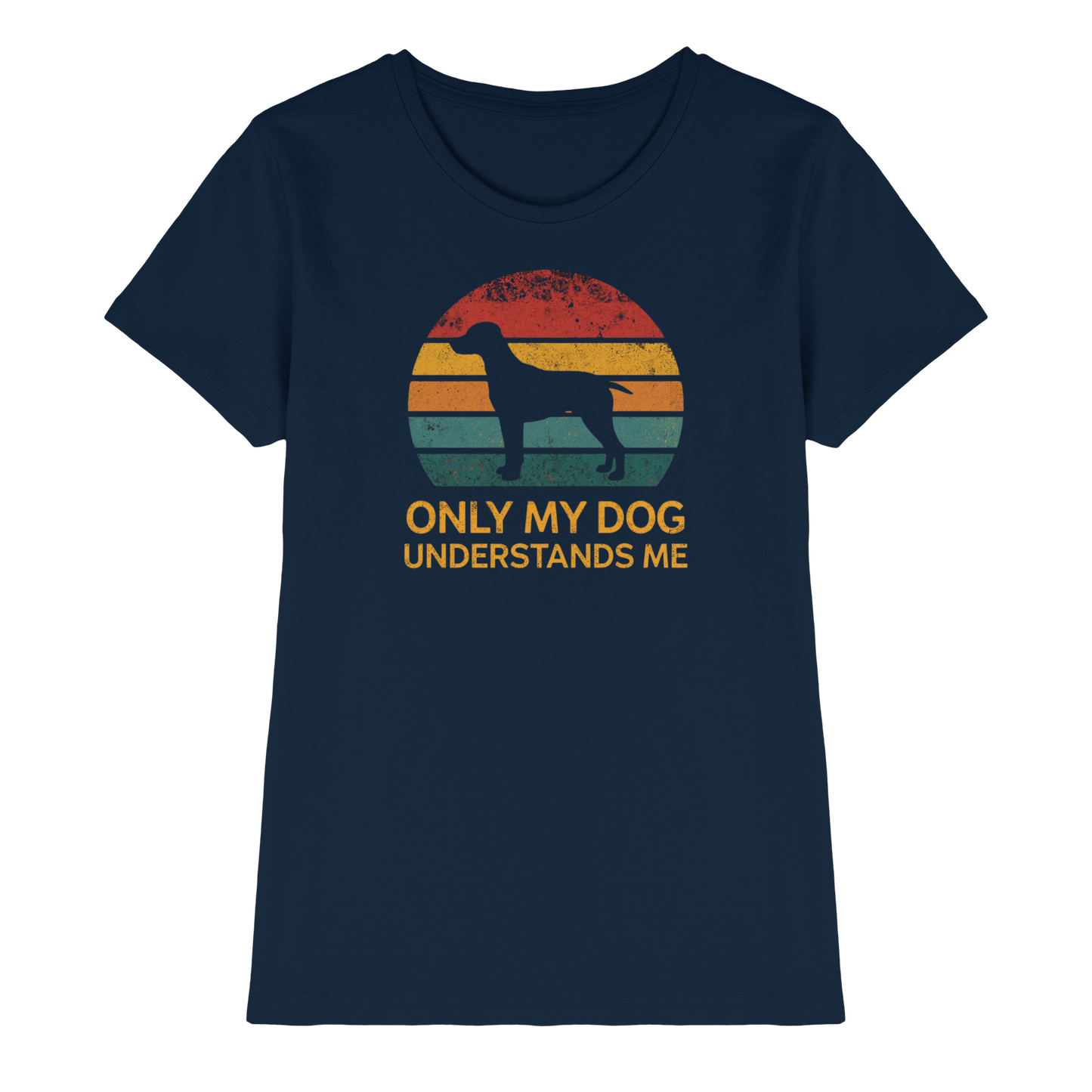 Premium Pfotenpoesie Shirt Only My Dog Understands Me
