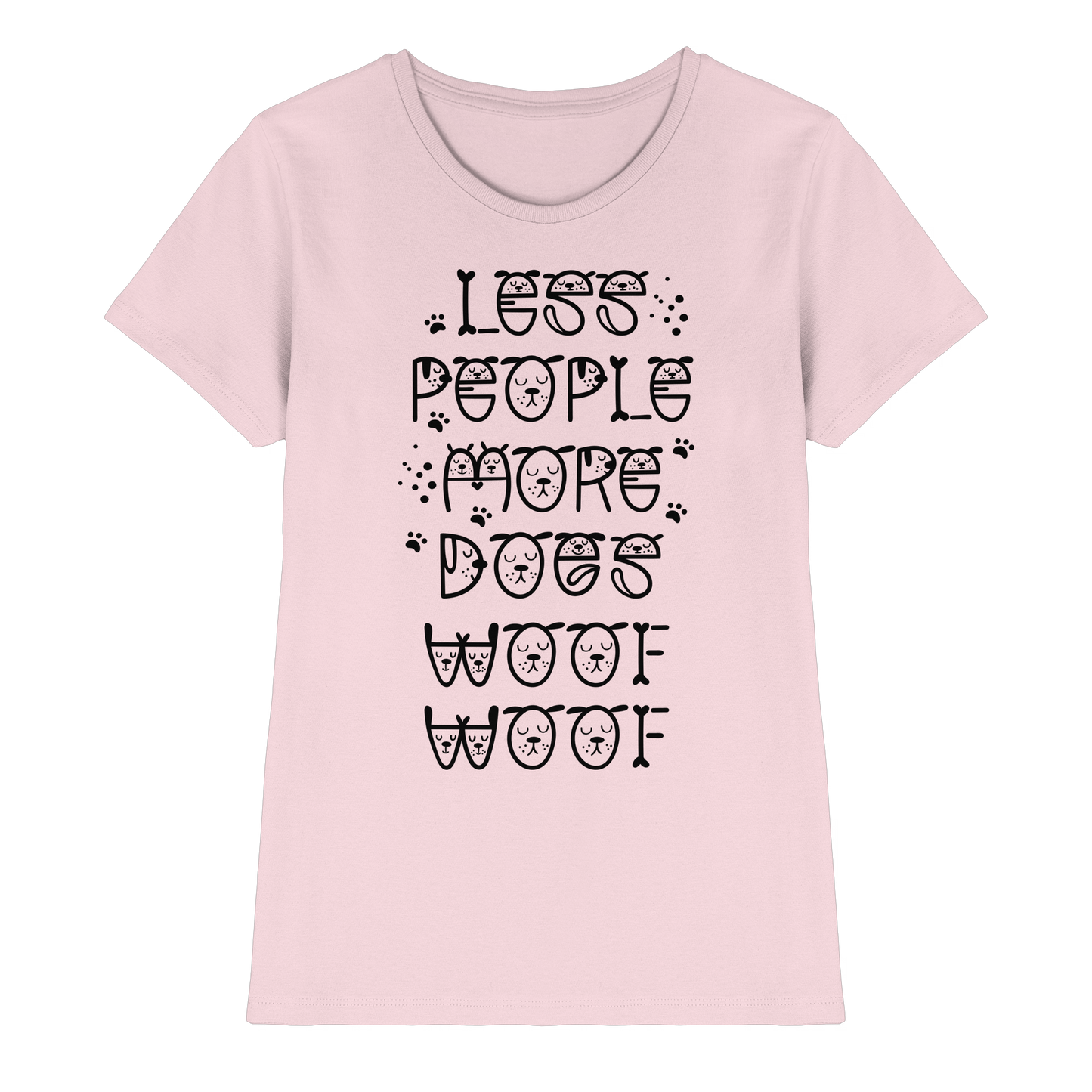 Premium Pfotenpoesie Shirt Woof Woof
