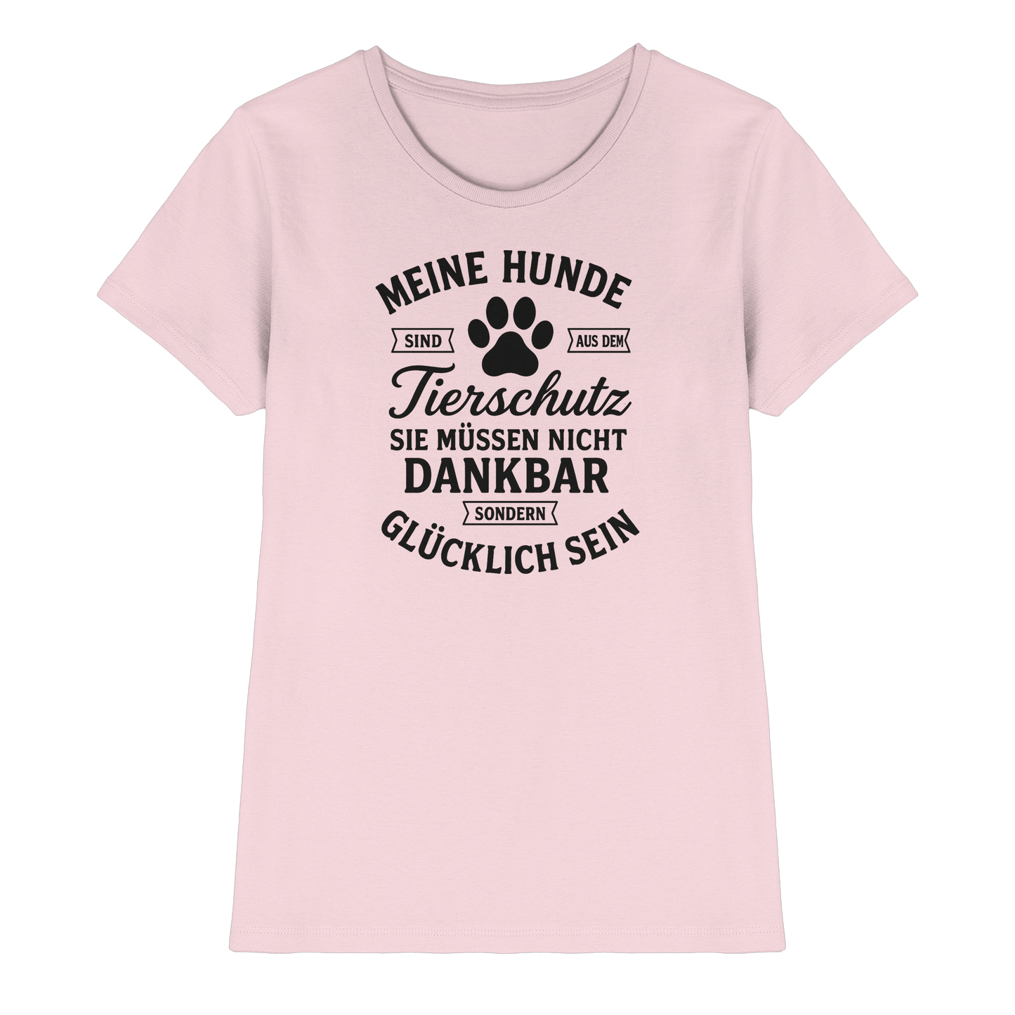 Premium Pfotenpoesie Shirt Tierschutz