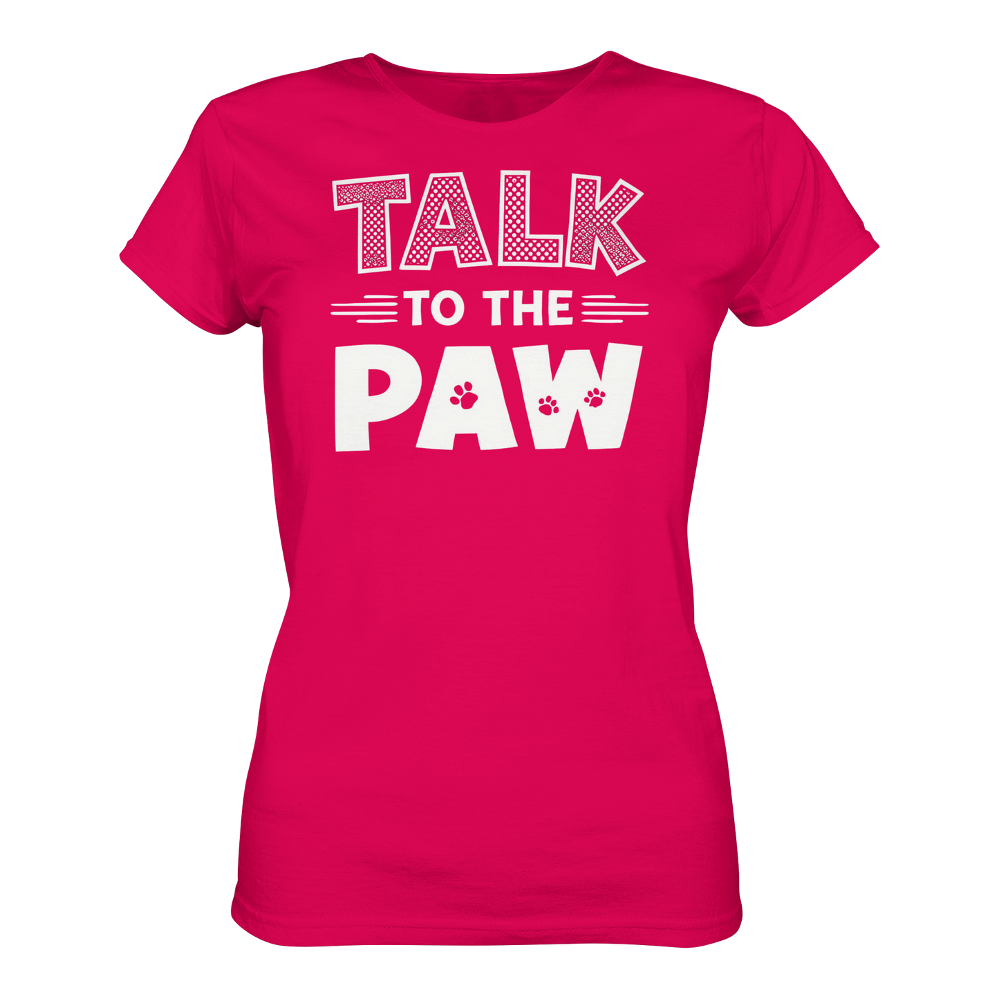 Premium Pfotenpoesie Shirt Talk To The Paw