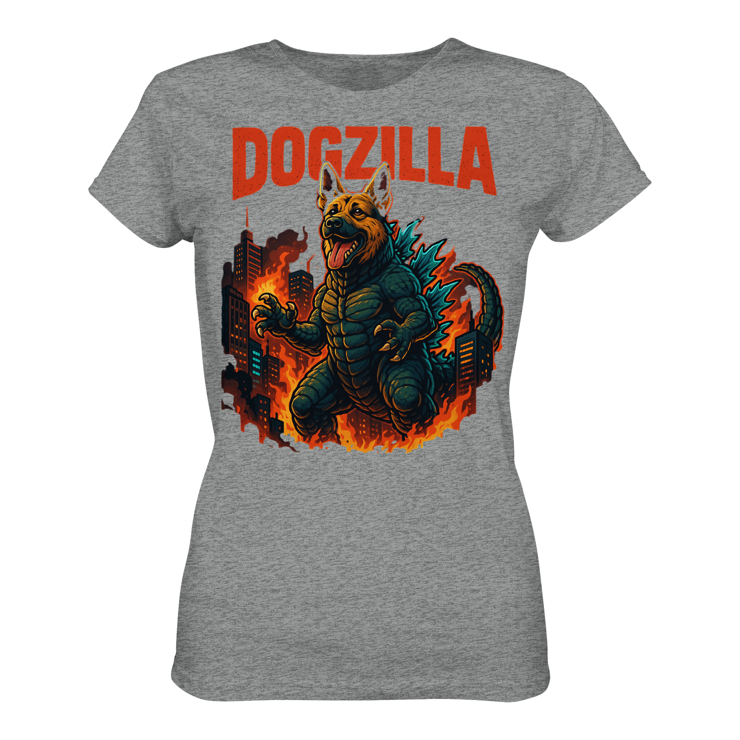 Premium Pfotenpoesie Shirt Dogzilla