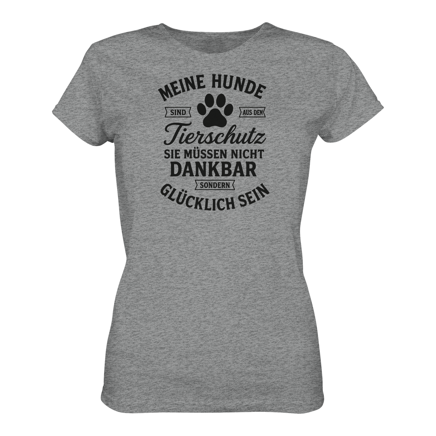 Premium Pfotenpoesie Shirt Tierschutz