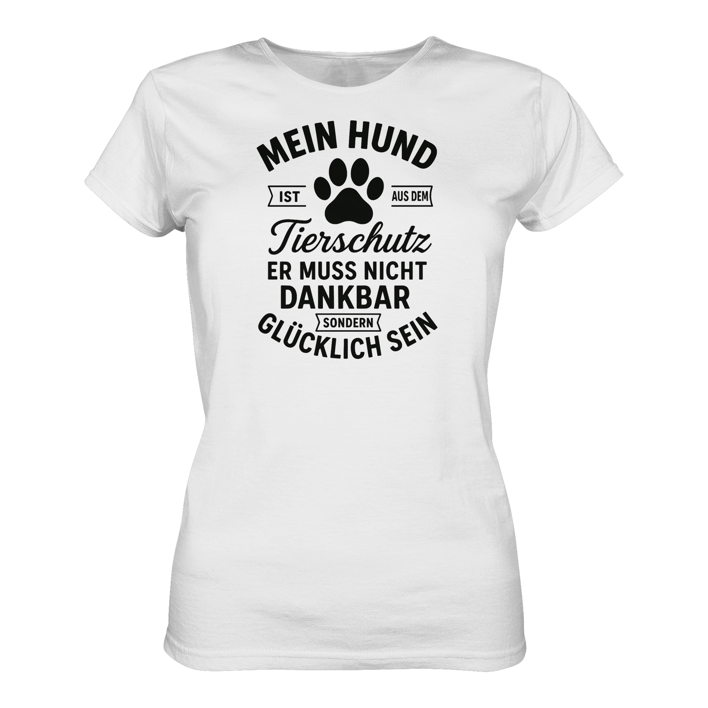 Premium Pfotenpoesie Shirt Tierschutz