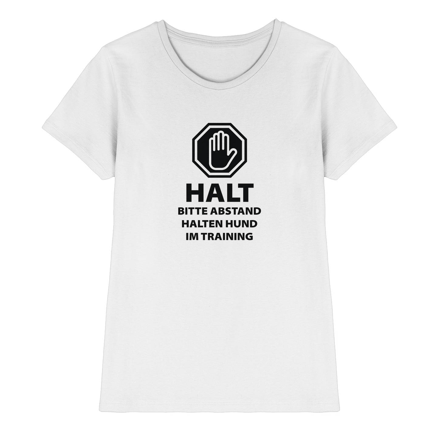 Premium Pfotenpoesie Shirt Halt