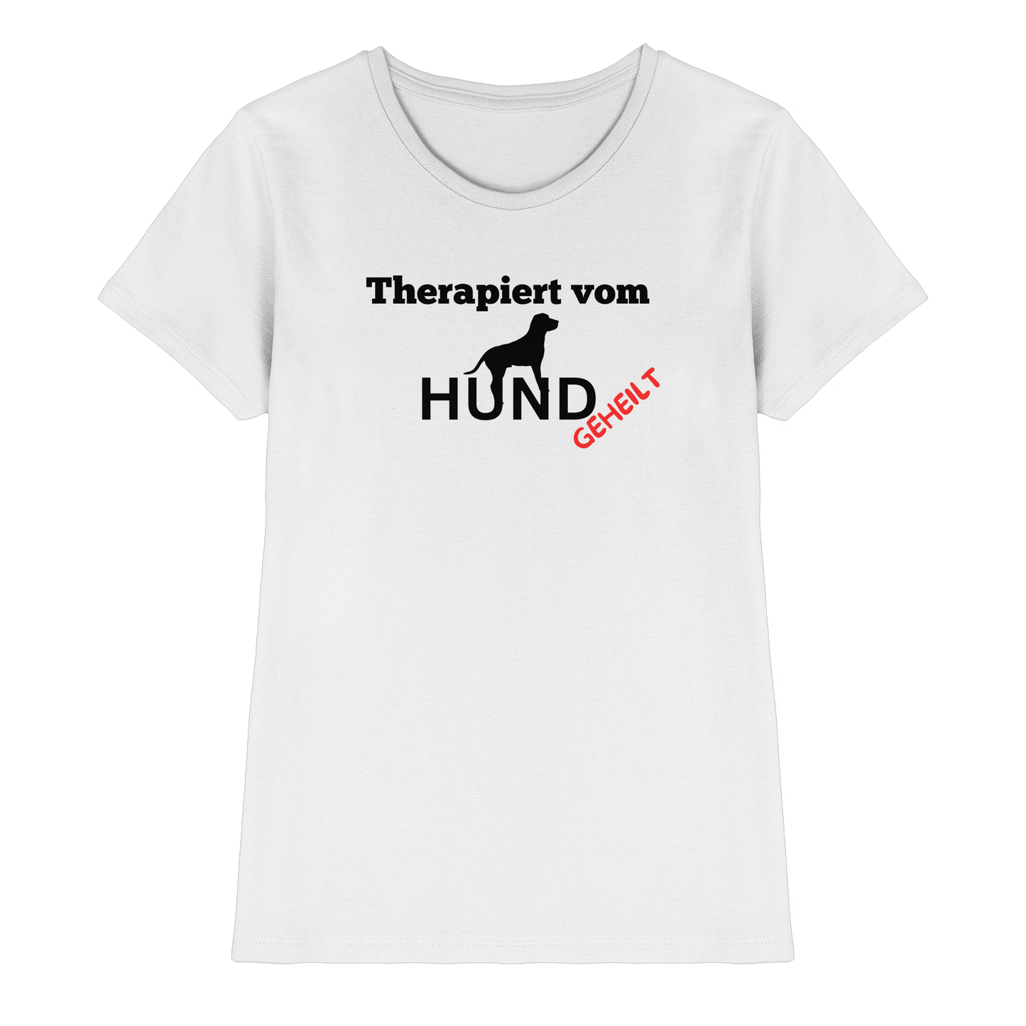 Premium Pfotenpoesie  Shirt Therapiert vom Hund