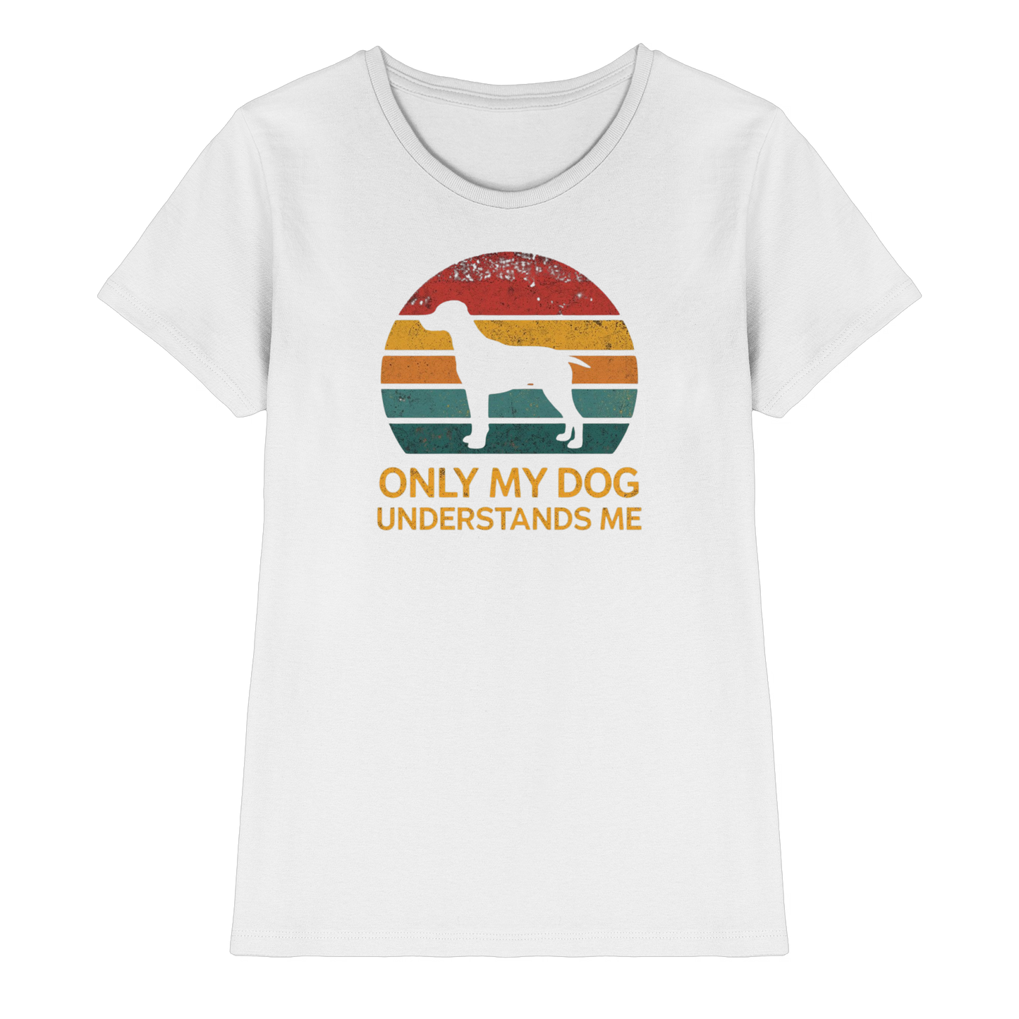 Premium Pfotenpoesie Shirt Only My Dog Understands Me