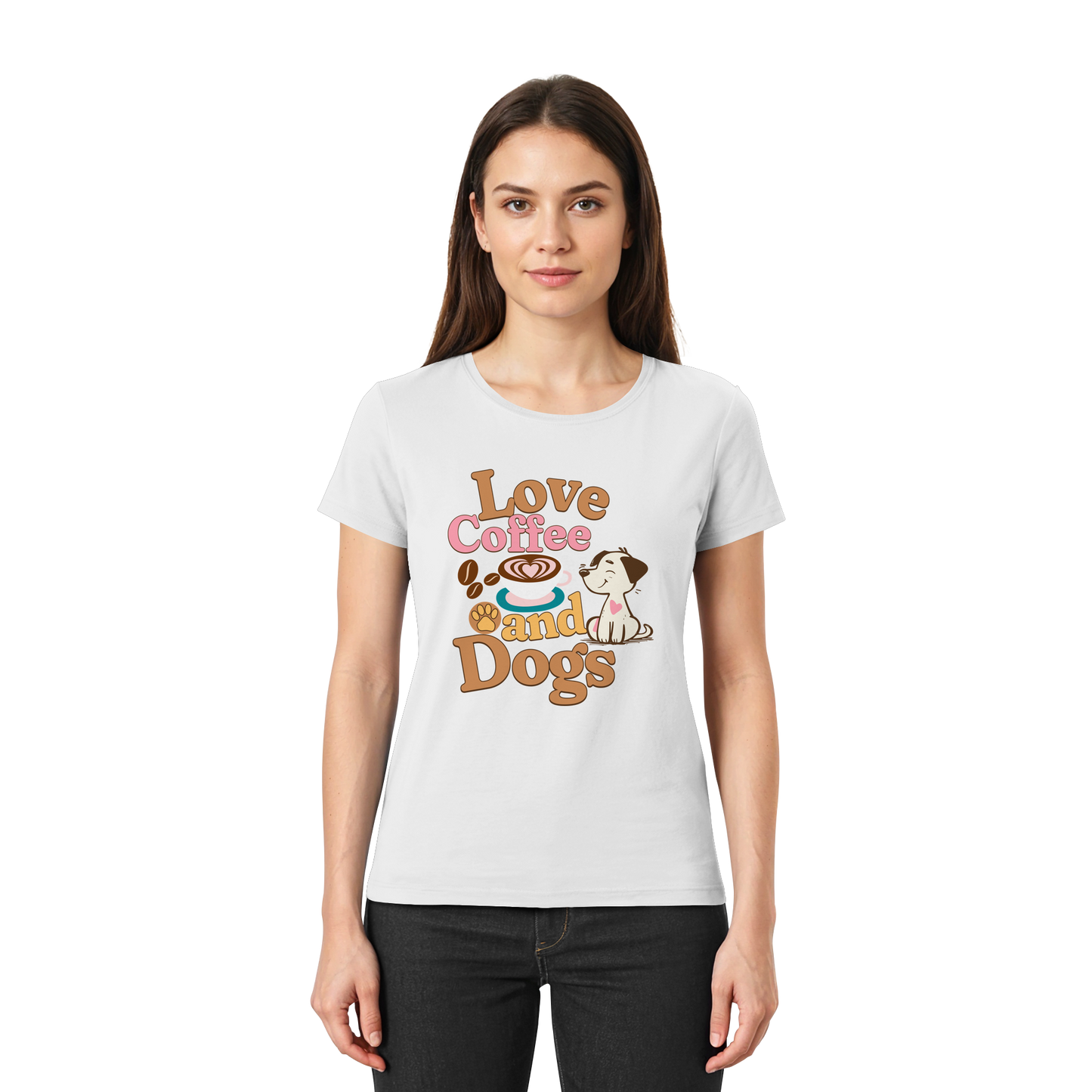 Premium Pfotenpoesie Shirt Love Coffee