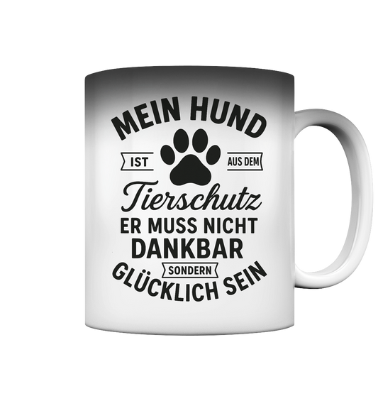 Premium Pfotenpoesie Magic Tasse Tierschutz