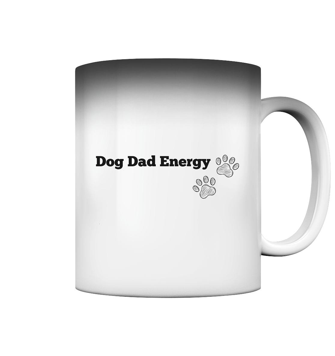 Premium Pfotenpoesie Magic Tasse Dog Dad Energy