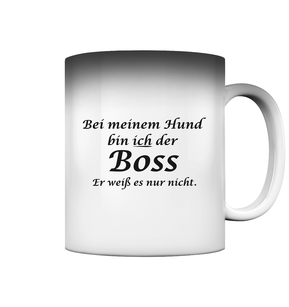 Premium Pfotenpoesie Magic Tasse Ich Bin Der Boss
