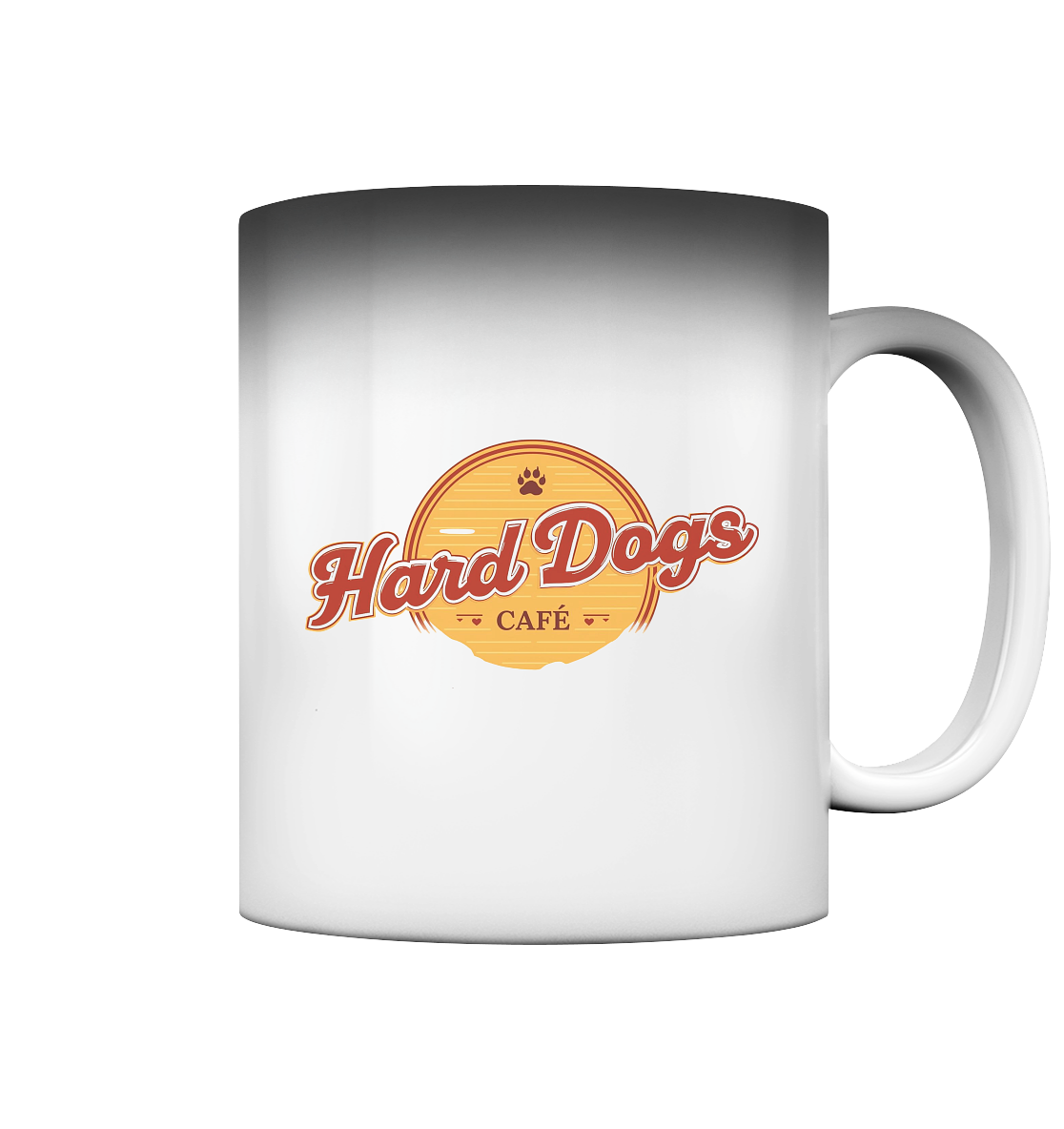 Premium Pfotenpoesie Magic Tasse Hard Dogs Cafe