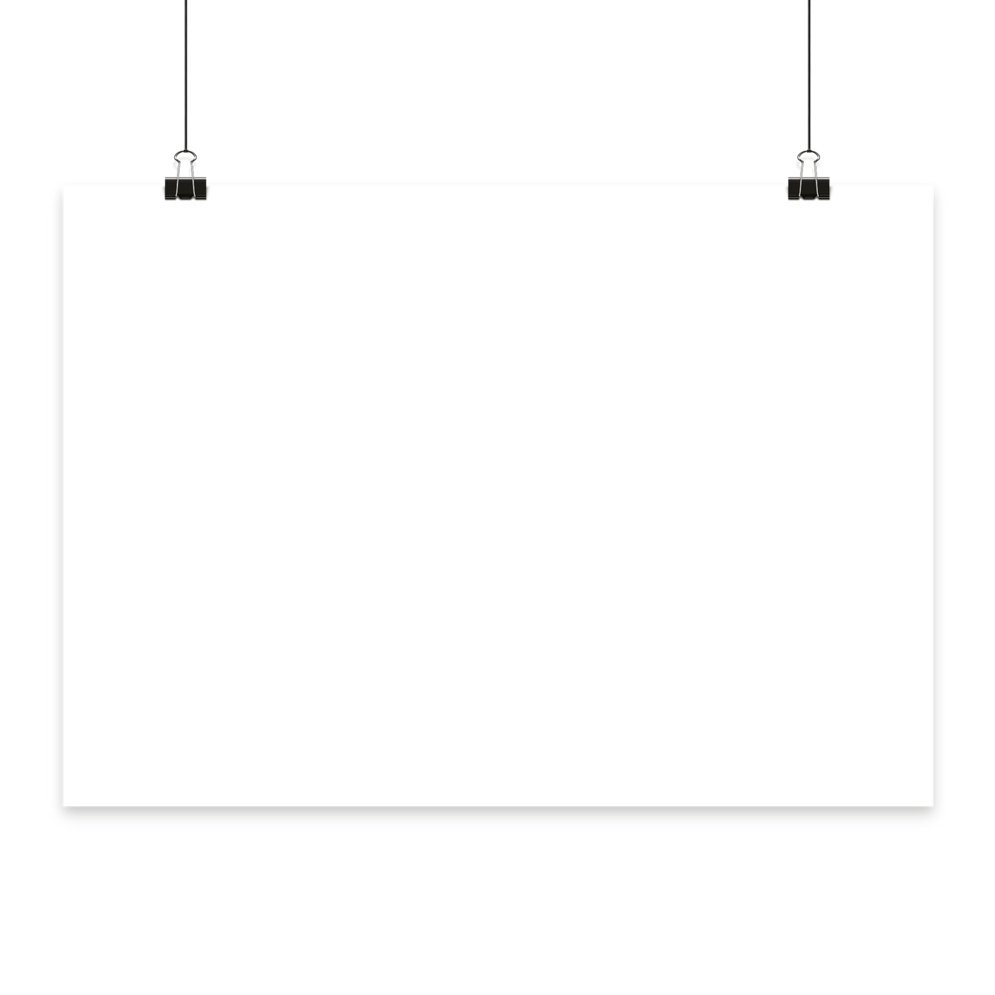 Personalisierter Poster Querformat