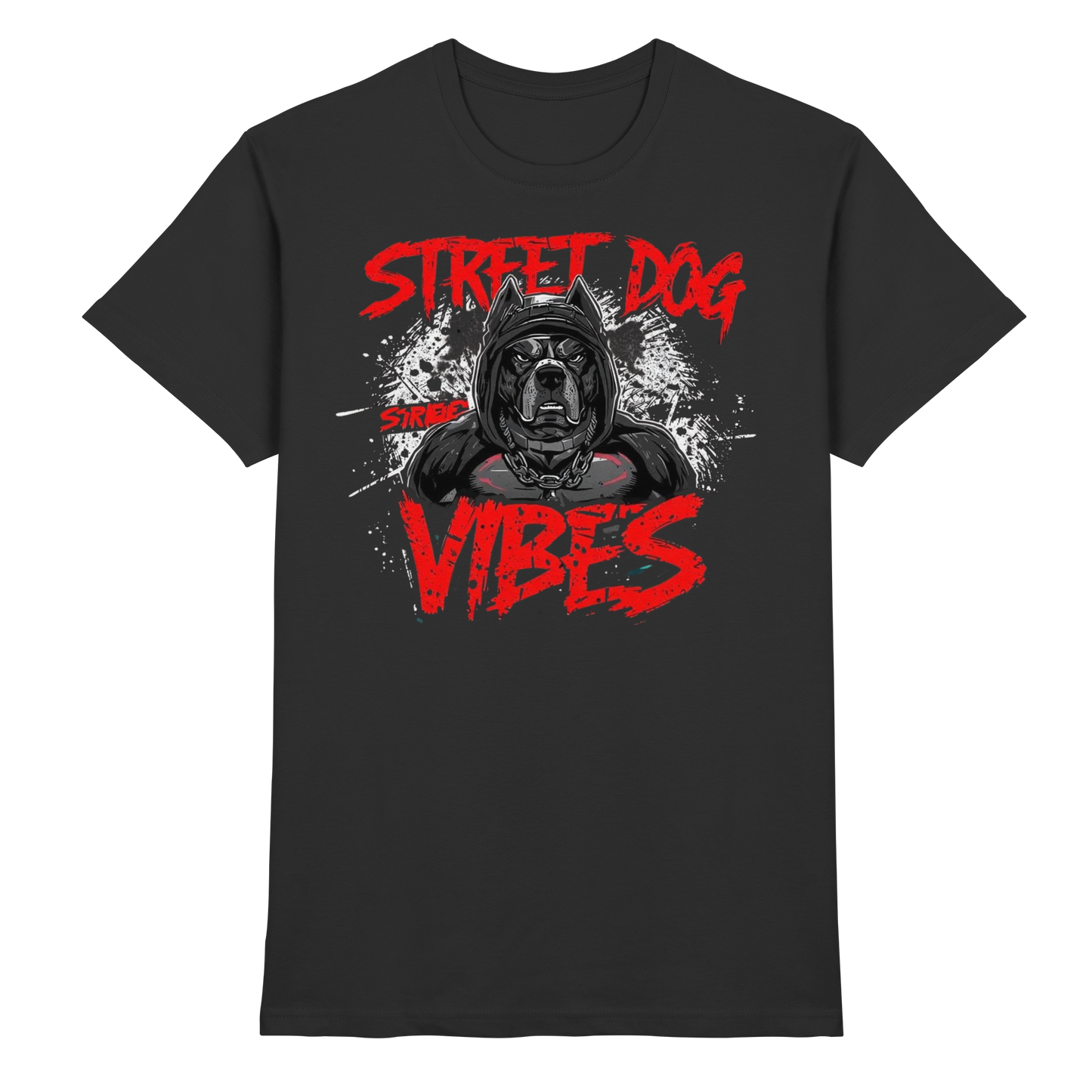 Premium Pfotenpoesie T-Shirt Street Dog Street Vibes