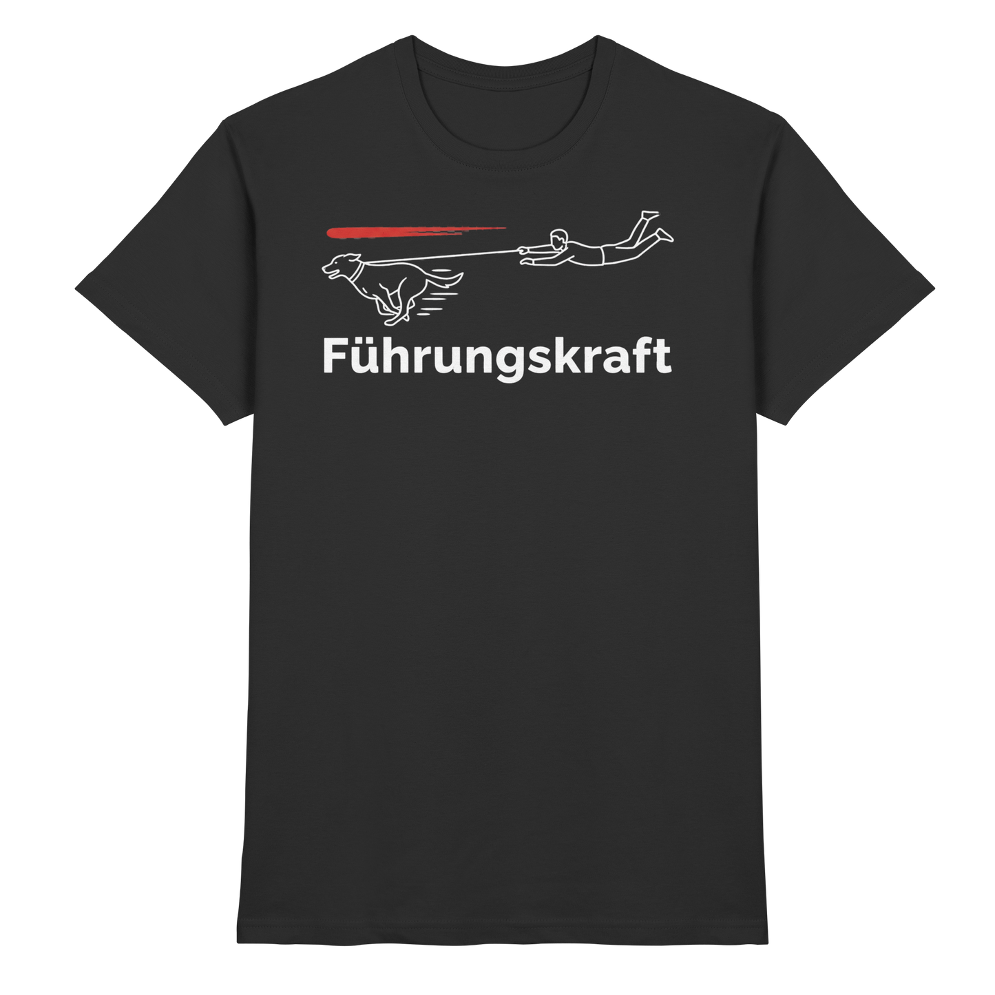 Premium Pfotenpoesie Unisex Shirt Führungskraft