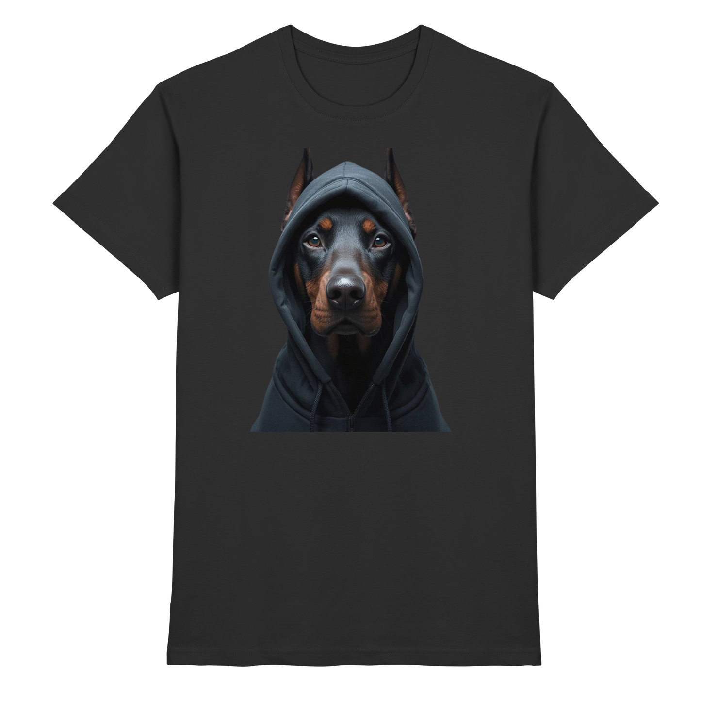 Premium Pfotenpoesie T-Shirt Dobermann