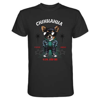 CHIHUAHUA Premium Herren Shirt Pfotenpoesie