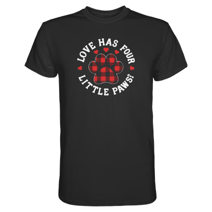 Love Has Four Little Paws Premium Unisex Shirt Pfotenpoesie