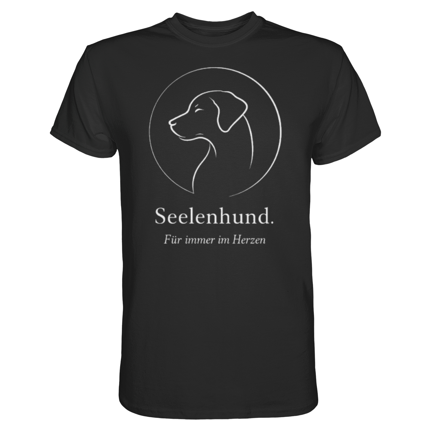 Premium Pfotenpoesie Shirt Seelenhund Für immer im Herzen