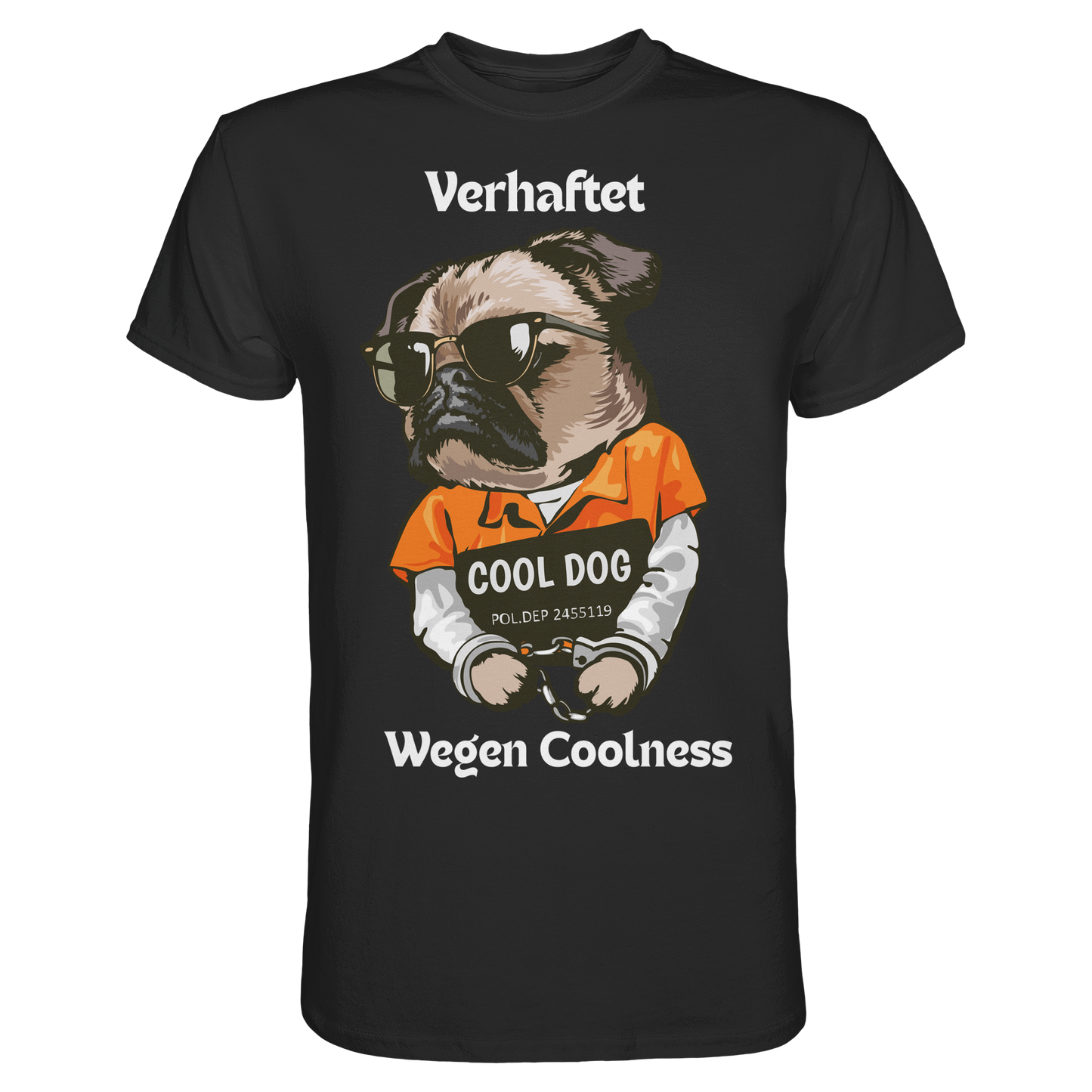 Premium Pfotenpoesie T-Shirt Verhaftet