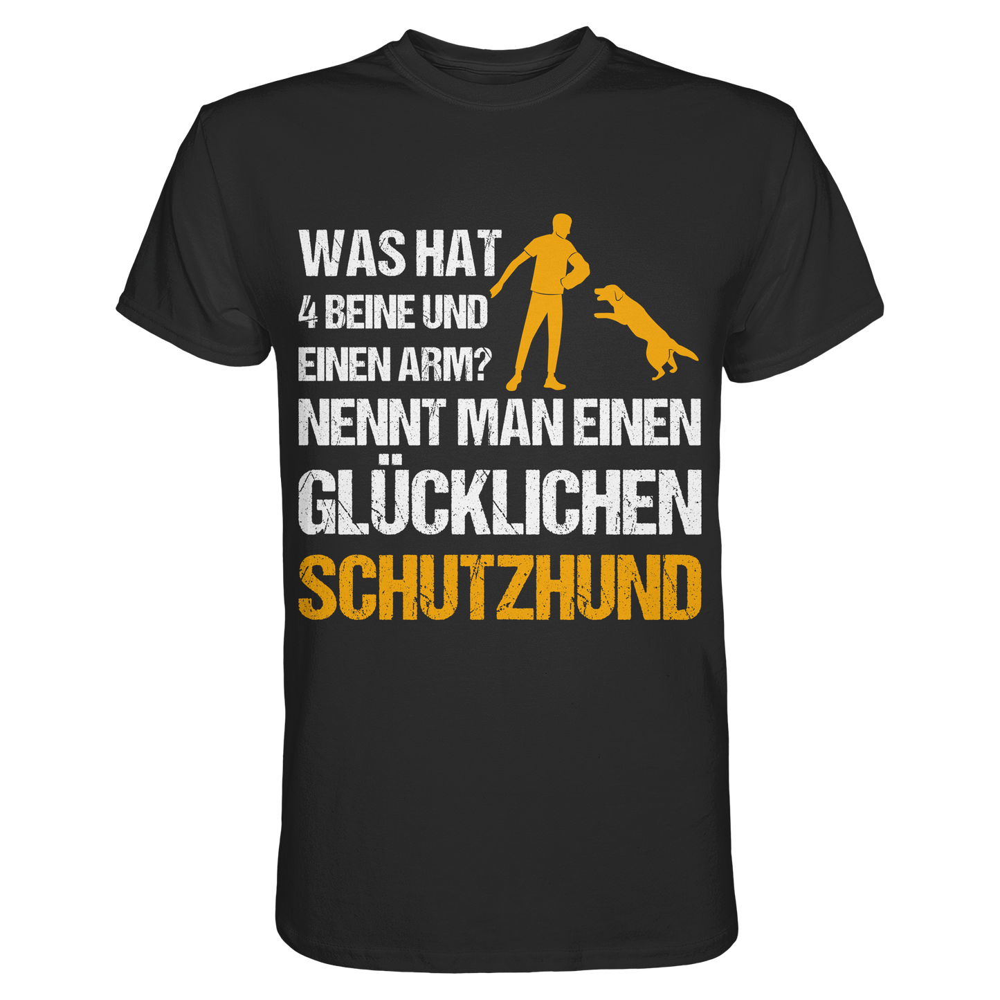 Premium Pfotenpoesie T-Shirt Nennt Man Schutzhund