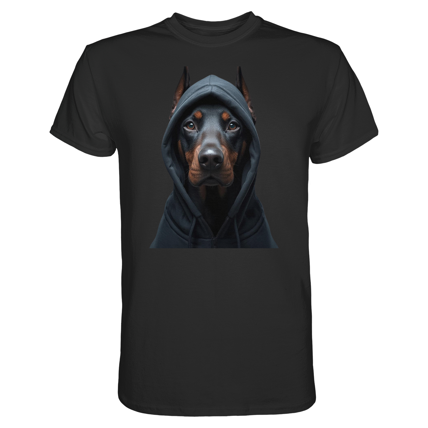 Premium Pfotenpoesie T-Shirt Dobermann