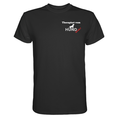 Therapiert vom Hund Premium Herren Shirt
